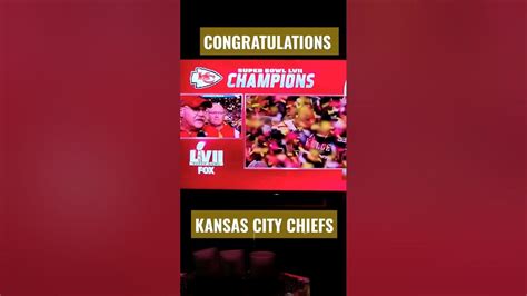 Congrats Kansas City Chiefs Vs Philadelphia Eagles 57th Super Bowl