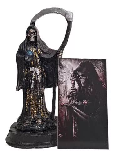 Santa Muerte Ritualizada Con Oraci N Resina Cm Meses Sin Inter S