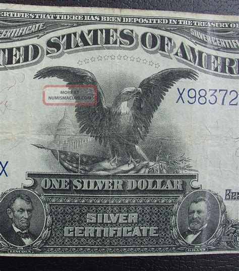 1899 Silver Certificate " Black Eagle " Large Note