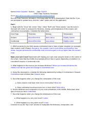 Amber Calandro Phet Plate Tectonics Simulation Activity Version A