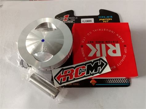 Jual SEHER SEKER PISTON SET KIT KLX150 KLX DIAMETER 66MM 66 MM KLEP