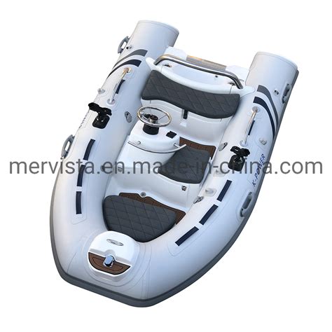 Luxury Fiberglass Rigid Hypalon Rubber Rib300 Inflatable Boat China