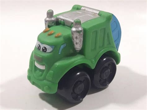 2009 Hasbro Tonka Lil Chuck And Friends Garbage Truck Green And Blue