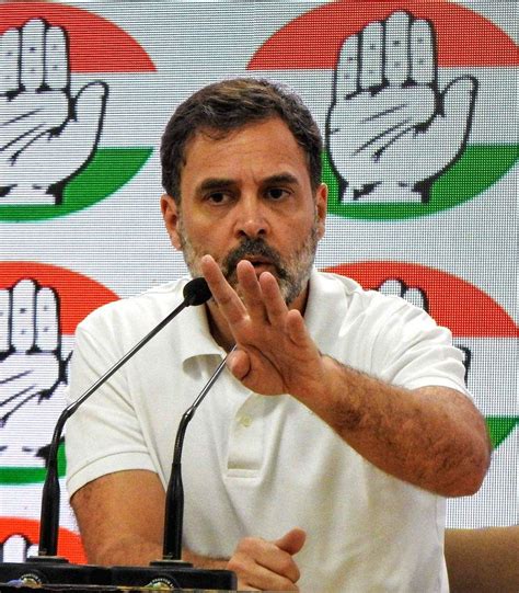 New Delhi Congress Leader Rahul Gandhi Addresses A Press Conference