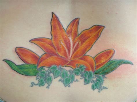 Orange Flower Tattoo - Jo Atwood Tattoos: Angel Hands