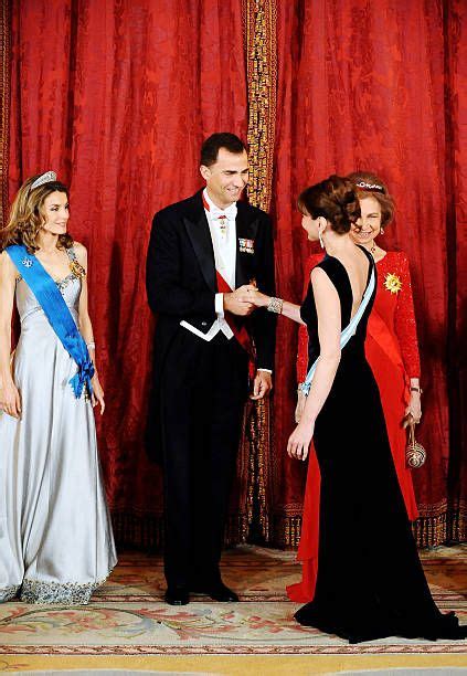 Spanish Royals Host Gala Dinner Honouring Nicolas Sarkozy Carla Bruni