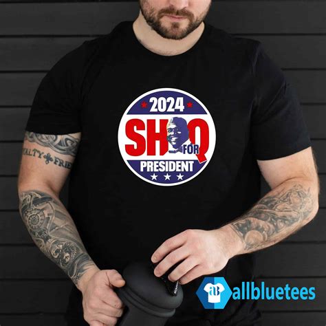 Shaquille Oneal 2024 Shaq For President T Shirt