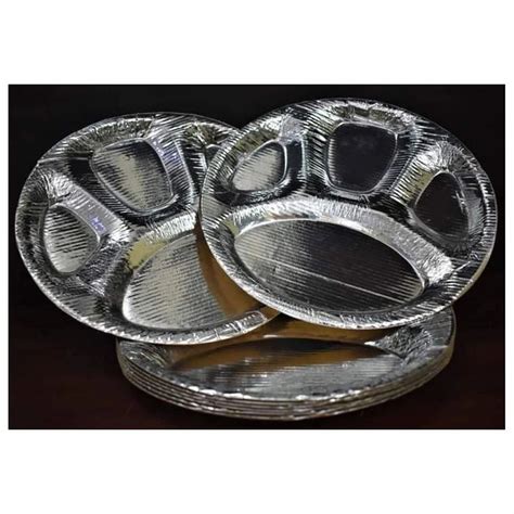 Inch Silver Foil Disposable Paper Plate At Rs Piece In Amritsar