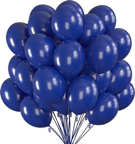 Amazon Prextex Midnight Blue Party Balloons Inch Deep Blue