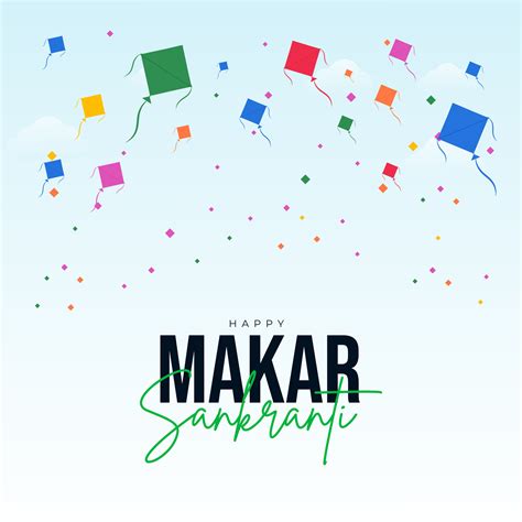 Happy Makar Sankranti Creative Social Media Post Web Banner Greeting