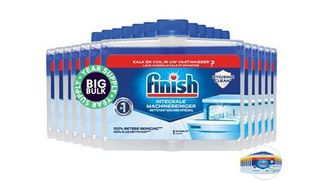 12x Finish Vaatwasmachinereiniger 250 Ml Aanbieding IBOOD