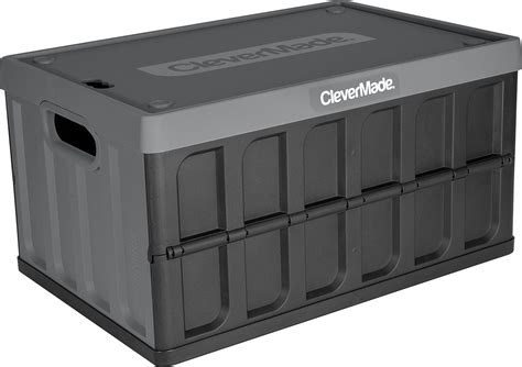 Clevermade Clevercrates 62 Liter Collapsible Storage Bin Container