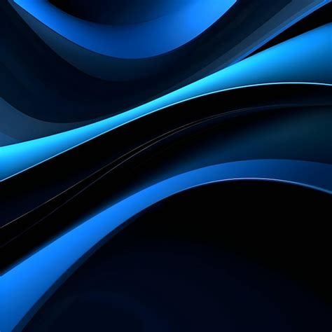 Premium Vector | Black and blue 3d waves lines as abstract background ...