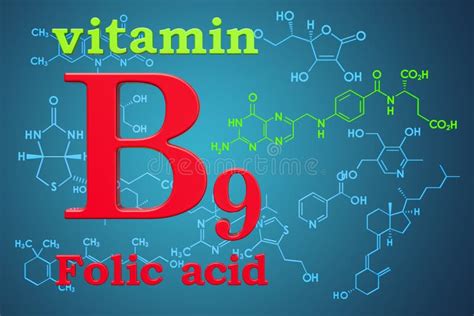 Vitamina B Cido F Lico Cone F Rmula Qu Mica Struct Molecular