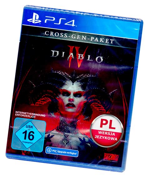 Diablo IV Zestaw Międzygeneracyjny PS4 PS5 NOWA PL DUBBING Stan nowy