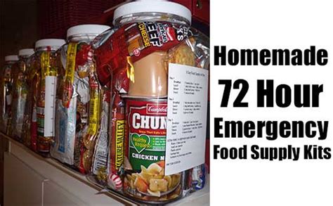 Homemade 72 Hour Emergency Food Supply Kits - SHTF & Prepping Central