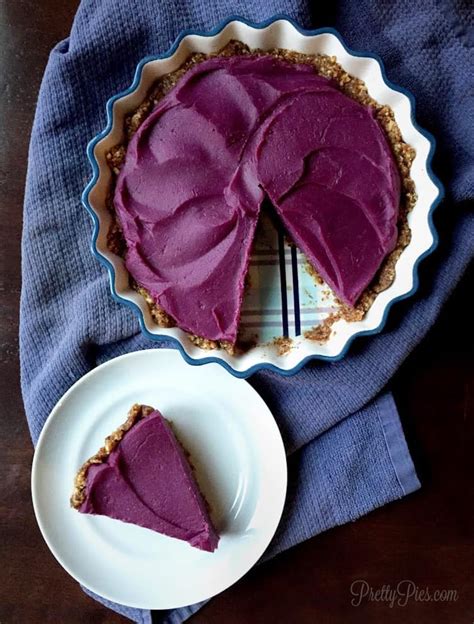 Purple Sweet Potato Pie, vegan, paleo | Pretty Pies