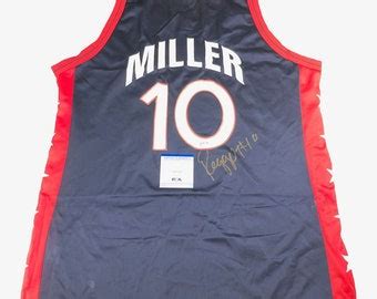 Signed Reggie Miller Jersey - Etsy