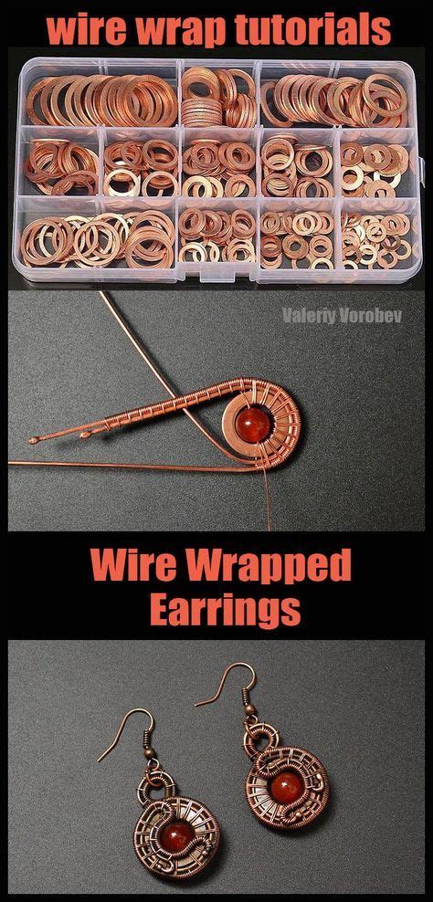 Wire Wrapping Earrings Tutorial Handmade Jewelry Wire Wrapped