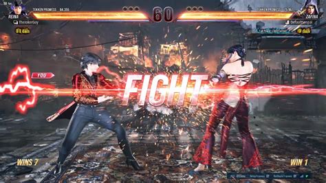 Tekken Reina Pressure Is Just Fire Reina Vs Zafina Best Of