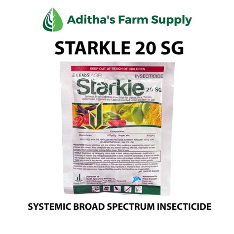 Starkle 20 SG Systemic Broad Spectrum Insecticide Dinotefuran 25