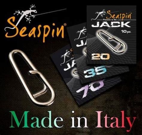 MOSCHETTONE SPINNING JACK SEASPIN VARIE MISURE ARTIFICIALI MOMMOTTI