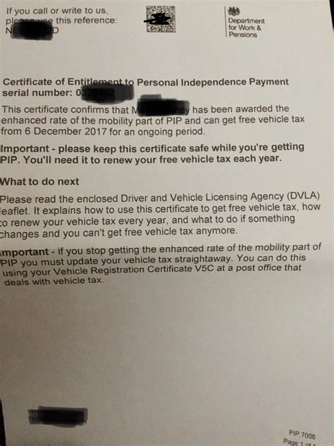 What Does Pip Award Letter Look Like at Dwight Dees blog