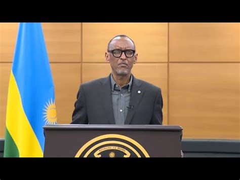 Videoijambo Ry Ubunani H E Paul Kagame Ageneye Abanyarwanda Youtube