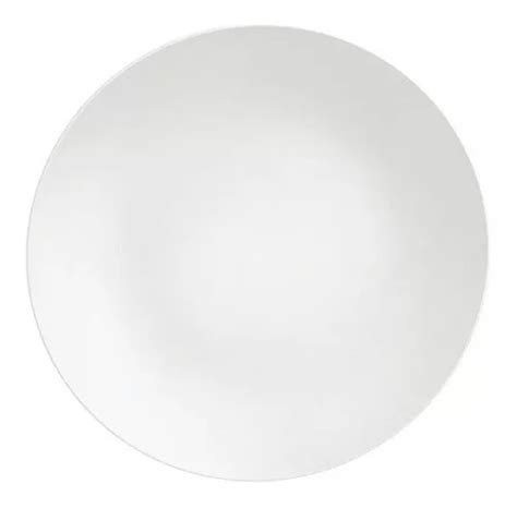 Plato Plano Sophia Tramontina Avulso De Porcelana Cm Color Blanco