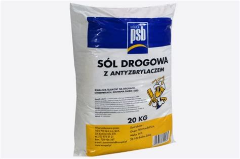 Sól drogowa z antyzbrylaczem 20kg PSB GoodMajster pl