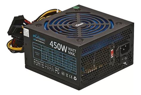 Fonte de alimentação para pc gamer atx 450w Knup Cowboy KP 533 bivolt