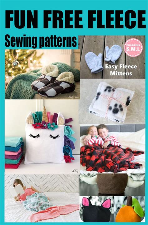 Fleece Sewing Patterns Free This Beginner Sewing Tutorial Will Teach You How To Make A Warm And