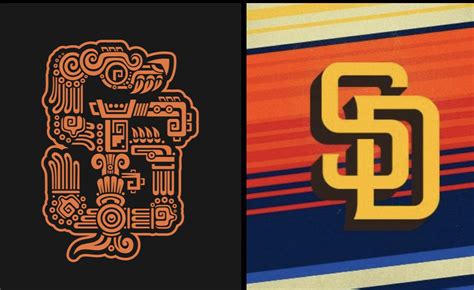 Giants and Padres change logos for the Mexico Series : r/baseball