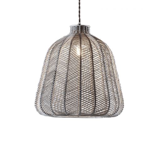 Shop Rattan Chevron Shade In Grey Online Maison Flaneur Rattan