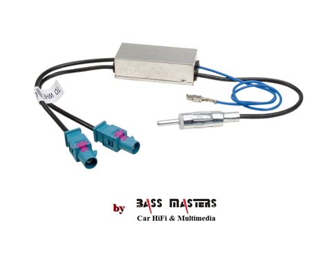 Antennenadapter Fakra M X Din M V Phantom Bass Masters Car Hifi