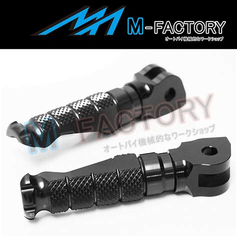 Black Cnc R Fight Front Foot Pegs For Ducati S Sp R All Year Ebay