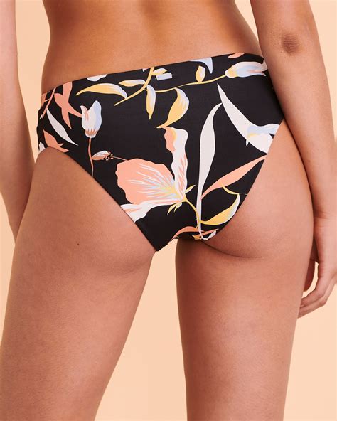 ROXY HIBISCUS WAVE Hipster Bikini Bottom Foliage Bikini Village