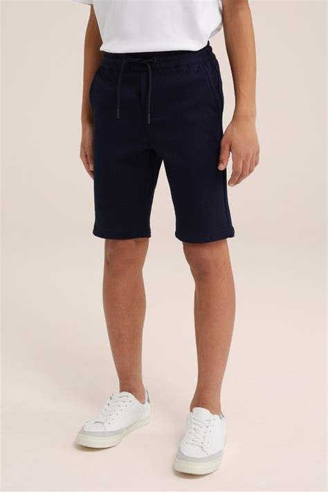 WE Fashion Jongens Slim Fit Short Met Structuur Bol