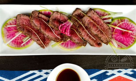 Beef Tataki With Ponzu Diversivore