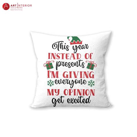 christmas print scatter cushion art solutions