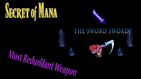 Sword ONLY Secret Of Mana Open World Randomizer YouTube