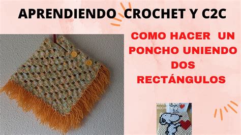 Hacer Un Poncho Con 2 Rectangulos YouTube