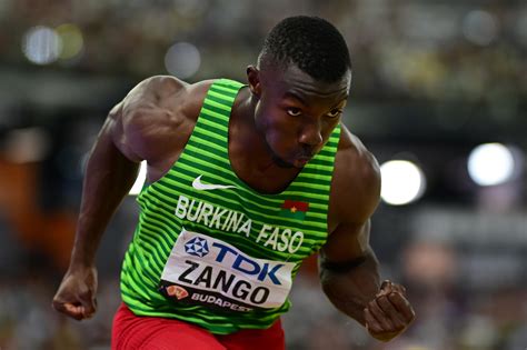 Mondiaux d athlétisme le Burkinabè Hugues Fabrice Zango décroche son