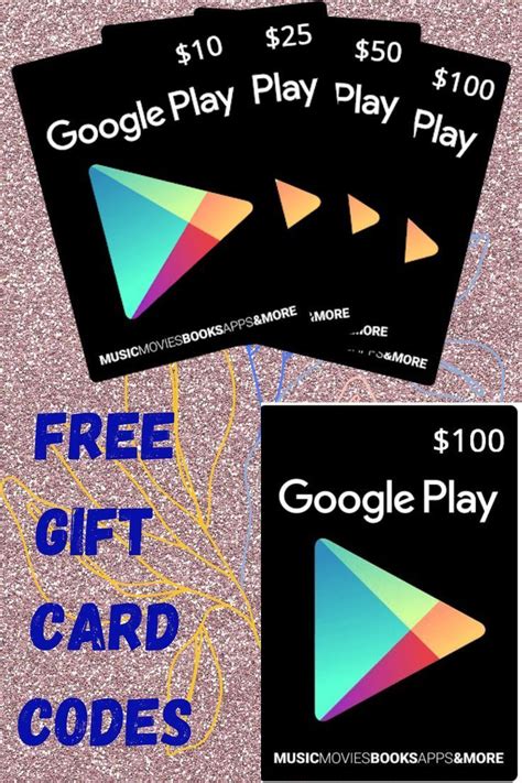 Free Google Play Gift Card Codes Generator How To Get With Working