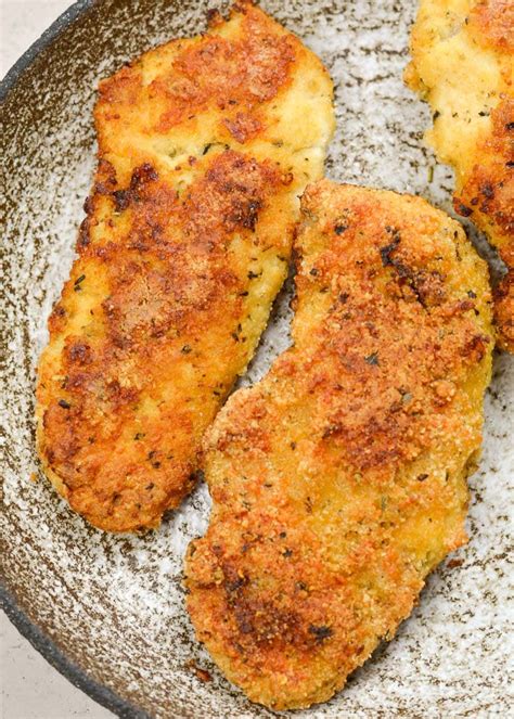 Easy Keto Chicken Tenders Baked Or Air Fryer Maebells