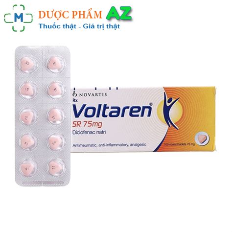 Thuốc Voltaren Sr 75mg Hộp 100 Viên Điều Trị Xương Khớp