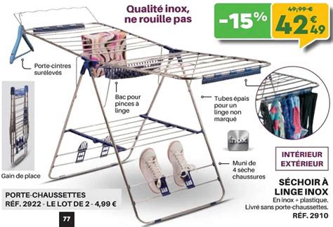 Promo S Choir Linge Inox Chez Shopix Icatalogue Fr