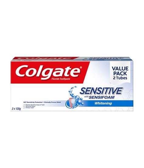 COLGATE | Toothpaste Sensitive Whitening (120g x 2) - Rose Pharmacy ...