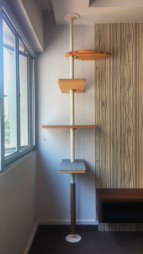 Diy Cat Tree With Ikea Stolmen Pole More Diy Cat Tree Cat Wall