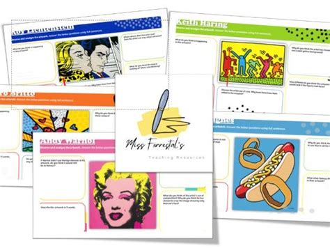 Cover work_Pop Art Activities | Teaching Resources